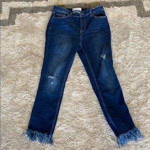 Free People Fringe Jeans